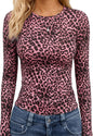 TNNZEET Long Sleeve Shirts for Women Fall Fashion Workout Crop Top Y2K 2026