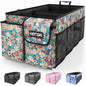 HOTOR Trunk Organizer - Foldable Car Organizer for SUVs & Sedans Storage