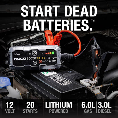 NOCO Boost GB40 12V 1000A UltraSafe Portable Lithium Jump Starter