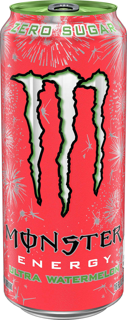 Monster Energy Zero Ultra, Sugar Free Energy Drink, 16 Ounce