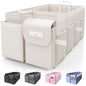 HOTOR Trunk Organizer - Foldable Car Organizer for SUVs & Sedans Storage