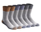 Dickies Men's Dri-tech Original Moisture Control Crew Socks, Available in M-xxl (6, 12, 18 Pairs)