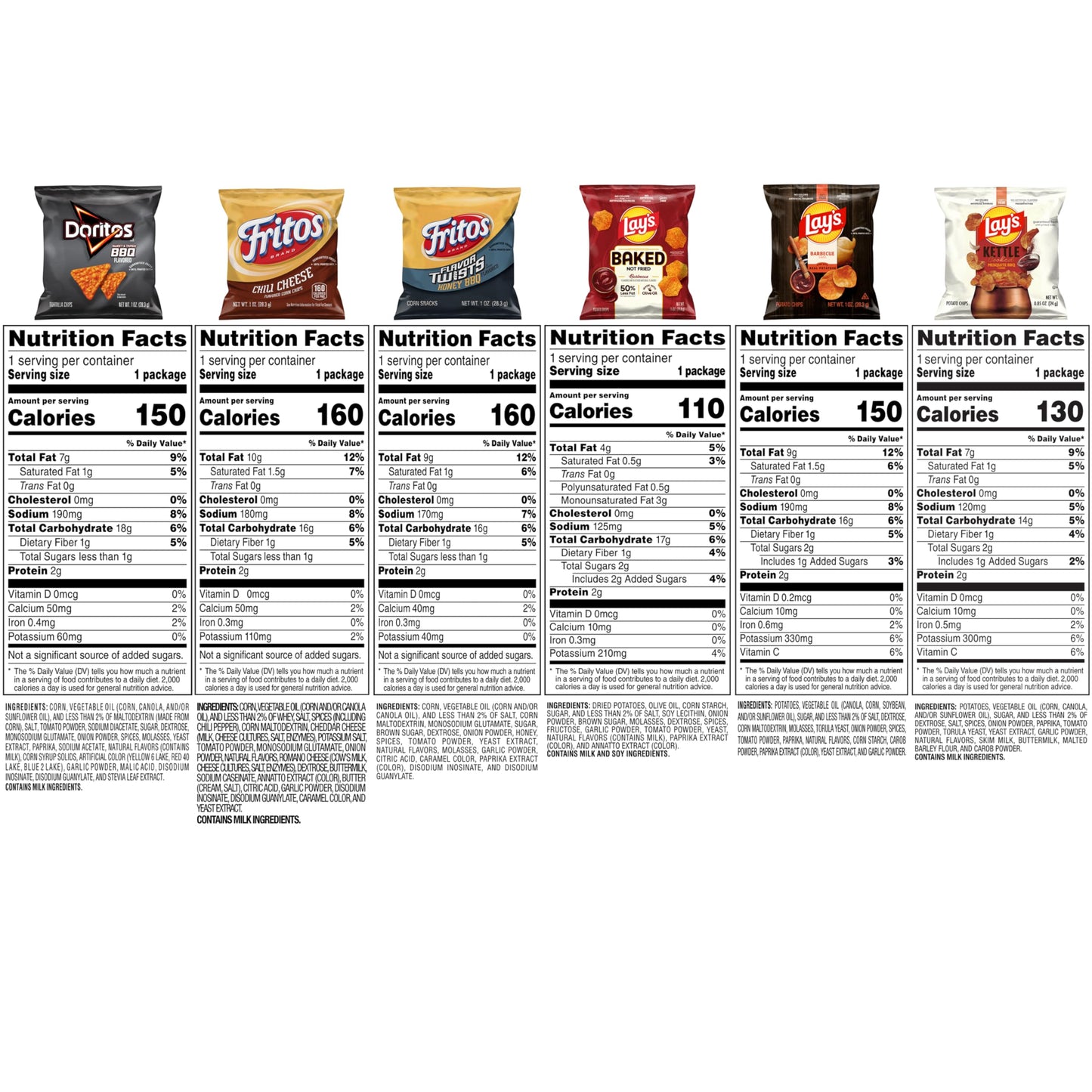 Frito-Lay Fun Times Mix Variety Pack, 40 Count