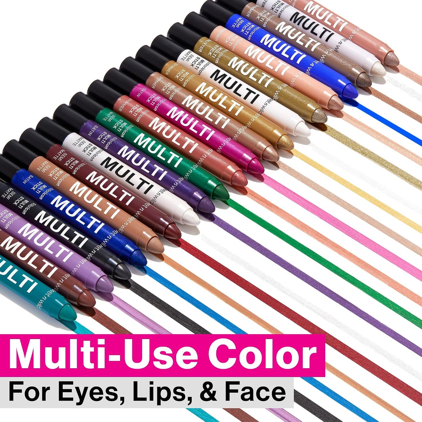 wet n wild Color Icon Cream Eyeliner Eyeshadow Multi-Stick, Moisturizing, Nourishing Velvety Cream-to-Powder Buildable & Blendable Formula, Cruelty-Free & Vegan - Brown Sugar