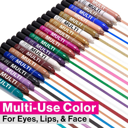 wet n wild Color Icon Cream Eyeliner Eyeshadow Multi-Stick, Moisturizing, Nourishing Velvety Cream-to-Powder Buildable & Blendable Formula, Cruelty-Free & Vegan - Brown Sugar