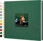 12"x12" Scrapbook Photo Album Linen Cover 40 Sheets 80 Pages White Paper