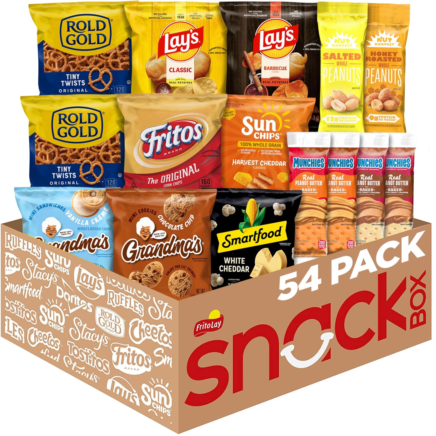 Frito-Lay Ultimate Snack Care Package, Favorites Mix, Variety Assortment of Chips, Cookies, Crackers & More, 40 Count