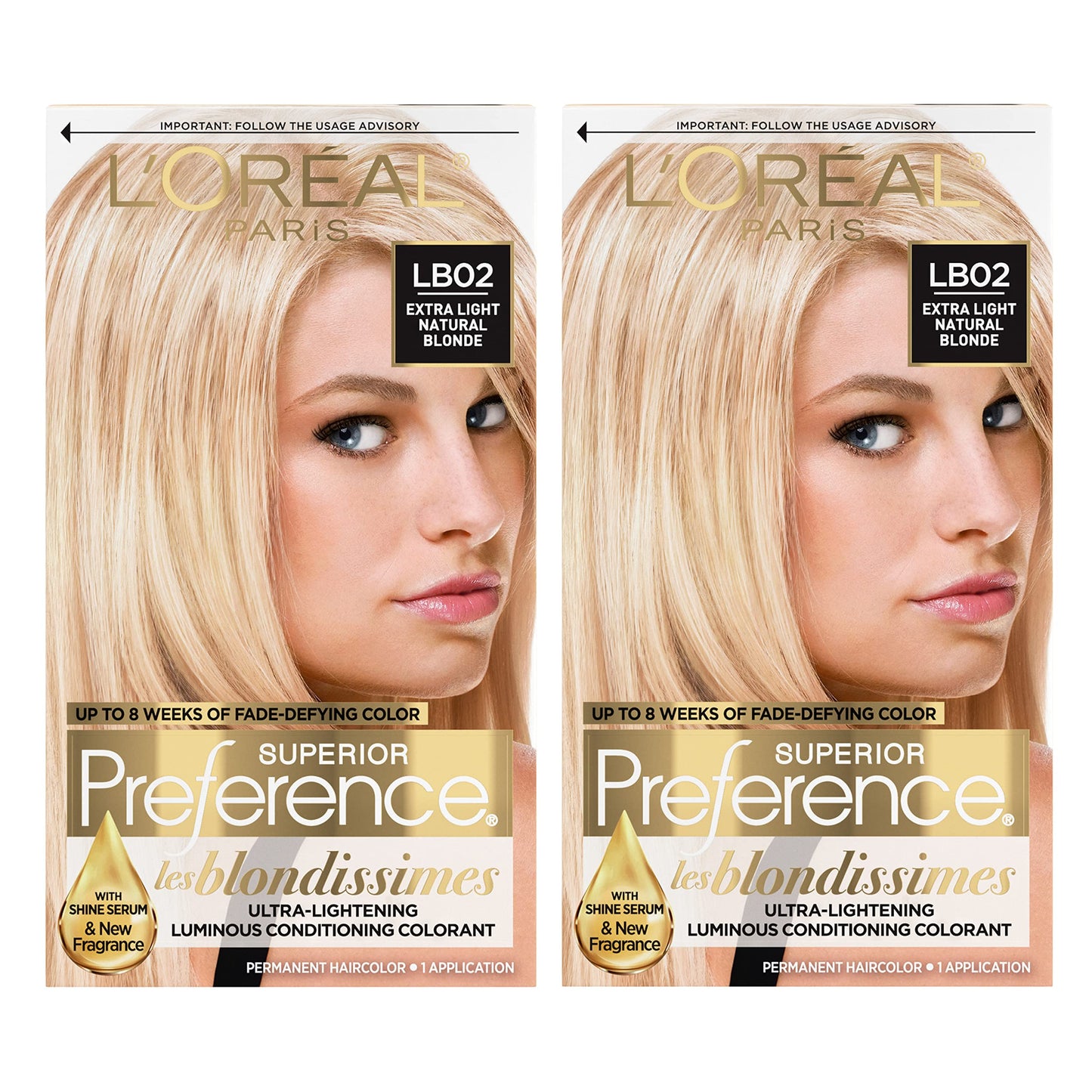 L'Oreal Paris Superior Preference Luminous Fade-Defying Permanent Hair Color, Hair Dye For Up to 9 Weeks of Radiance, Medium Brown 5, 1 Hair Dye Kit