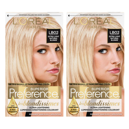 L'Oreal Paris Superior Preference Luminous Fade-Defying Permanent Hair Color, Hair Dye For Up to 9 Weeks of Radiance, Medium Brown 5, 1 Hair Dye Kit