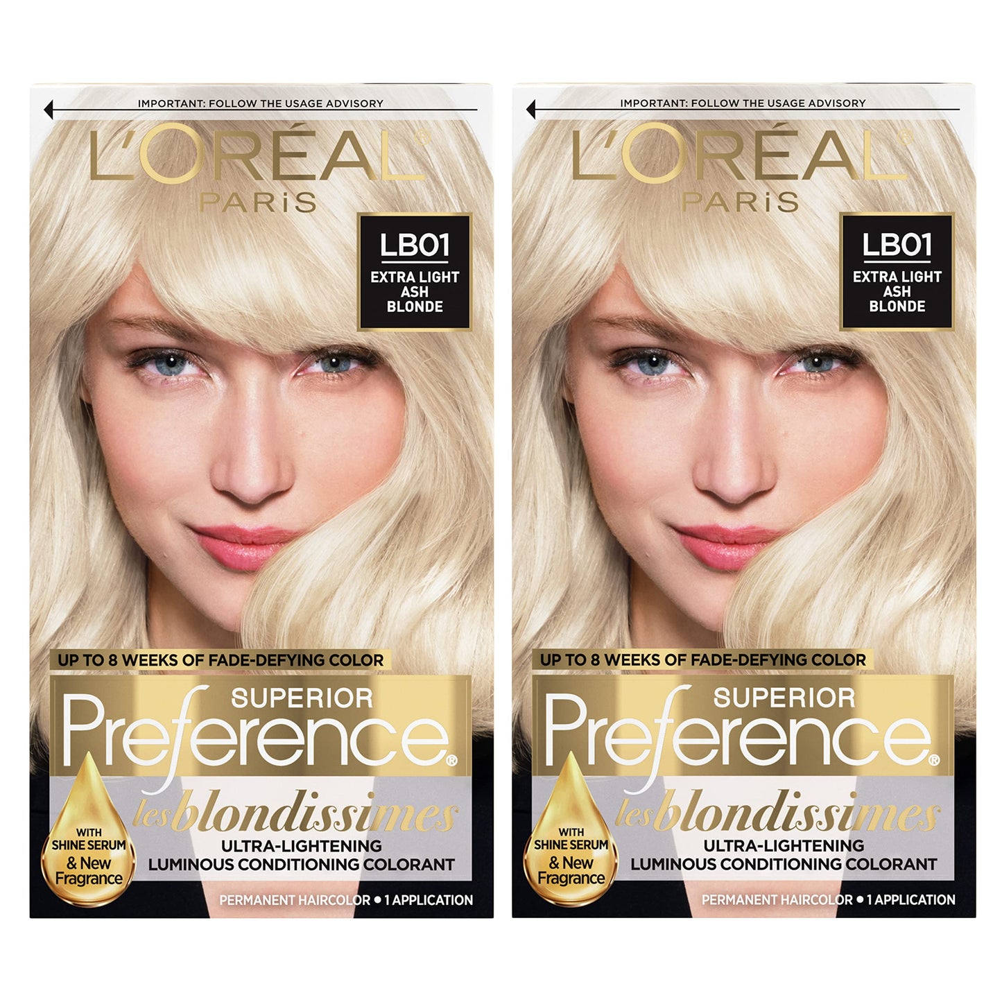 L'Oreal Paris Superior Preference Luminous Fade-Defying Permanent Hair Color, Hair Dye For Up to 9 Weeks of Radiance, Medium Brown 5, 1 Hair Dye Kit