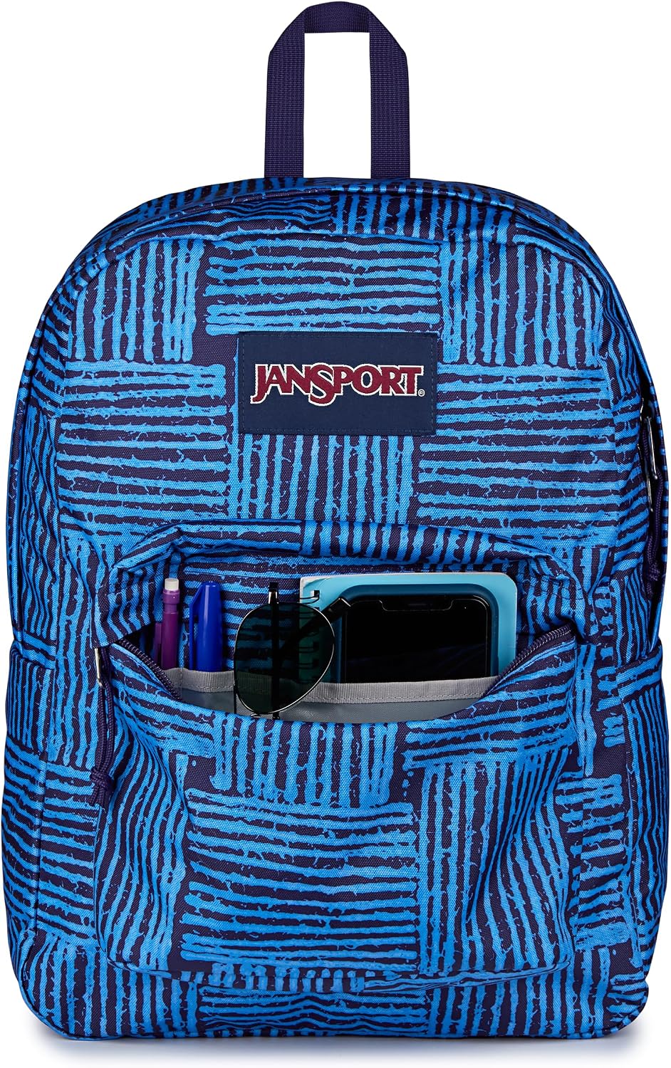 JanSport SuperBreak One Backpack - Durable, Lightweight Bookbag with 1 Main Compartment, Front Utility Pocket with Built-in Organizer - Premium Backpack, Bad Bows