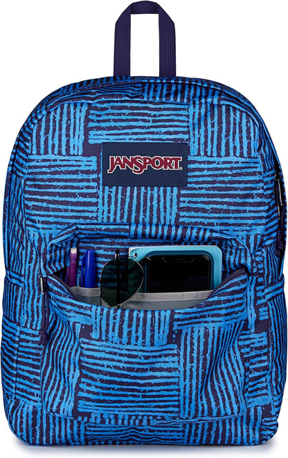 JanSport SuperBreak One Backpack - Durable, Lightweight Bookbag with 1 Main Compartment, Front Utility Pocket with Built-in Organizer - Premium Backpack, Bad Bows