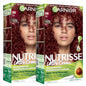 Garnier Nutrisse Ultra Crème Hair Color, Permanent Hair Dye with 100% Gray Coverage, Vegan & Cruelty-Free, 33 Darkest Golden Brown (Caramel Fudge), 1 Count