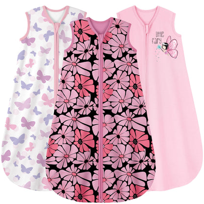 Yoofoss Baby Sleep Sack 0-6 Month 0.5TOG 100% Organic Cotton 2-Way Zipper
