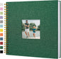 12"x12" Scrapbook Photo Album Linen Cover 40 Sheets 80 Pages White Paper