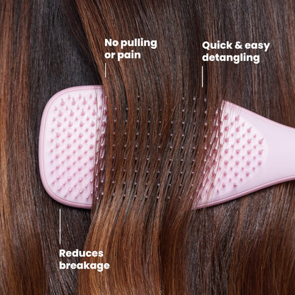Tangle Teezer Ultimate Detangler Brush, Straight to Wavy, Liquorice Black