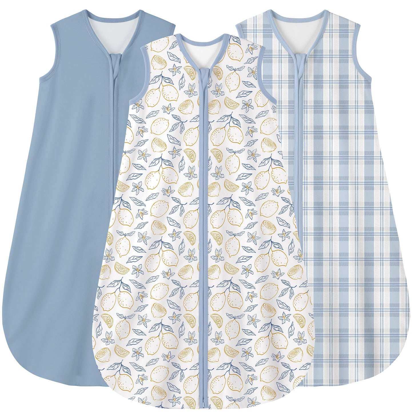 Yoofoss Baby Sleep Sack 0-6 Month 0.5TOG 100% Organic Cotton 2-Way Zipper
