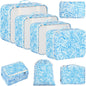 BAGAIL 8 Set Packing Cubes Luggage Packing Organizers for Travel Accessories-Cream