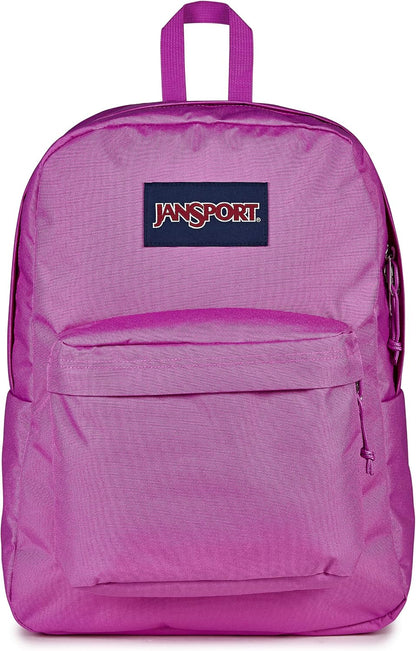 JanSport SuperBreak One Backpack - Durable, Lightweight Bookbag with 1 Main Compartment, Front Utility Pocket with Built-in Organizer - Premium Backpack, Bad Bows