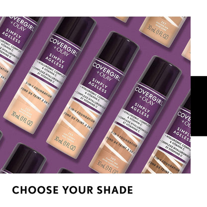 COVERGIRL Simply Ageless 3-in-1 Foundation - 240 Natural Beige