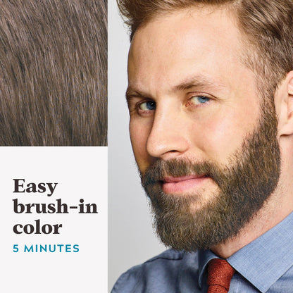 JUST FOR MEN Mustache & Beard Dye, Keratin, Medium Brown M-35 (1 Pack)