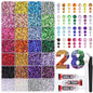 Rainbow Flatback Rhinestones for Crafting and 3PCS B7000 Glue (Set 1), 2 Boxes of 4500 PCS Resin Rhinestones Gems Charms for Bedazzling DIY Crafts Tumblers Shoes Fabric Clothing Nail Art