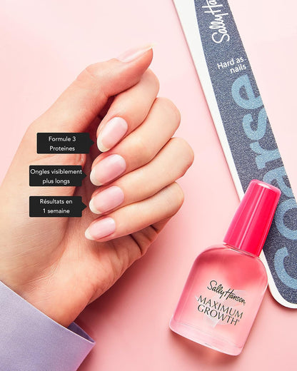 Sally Hansen Advanced Hard as Nails™, Clear Nail Strengthener, Includes Retinol and Nylon, Nourishing