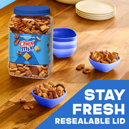 Chex Mix Bold Garlic & Herb Snack Mix, Resealable Tub, 20 oz