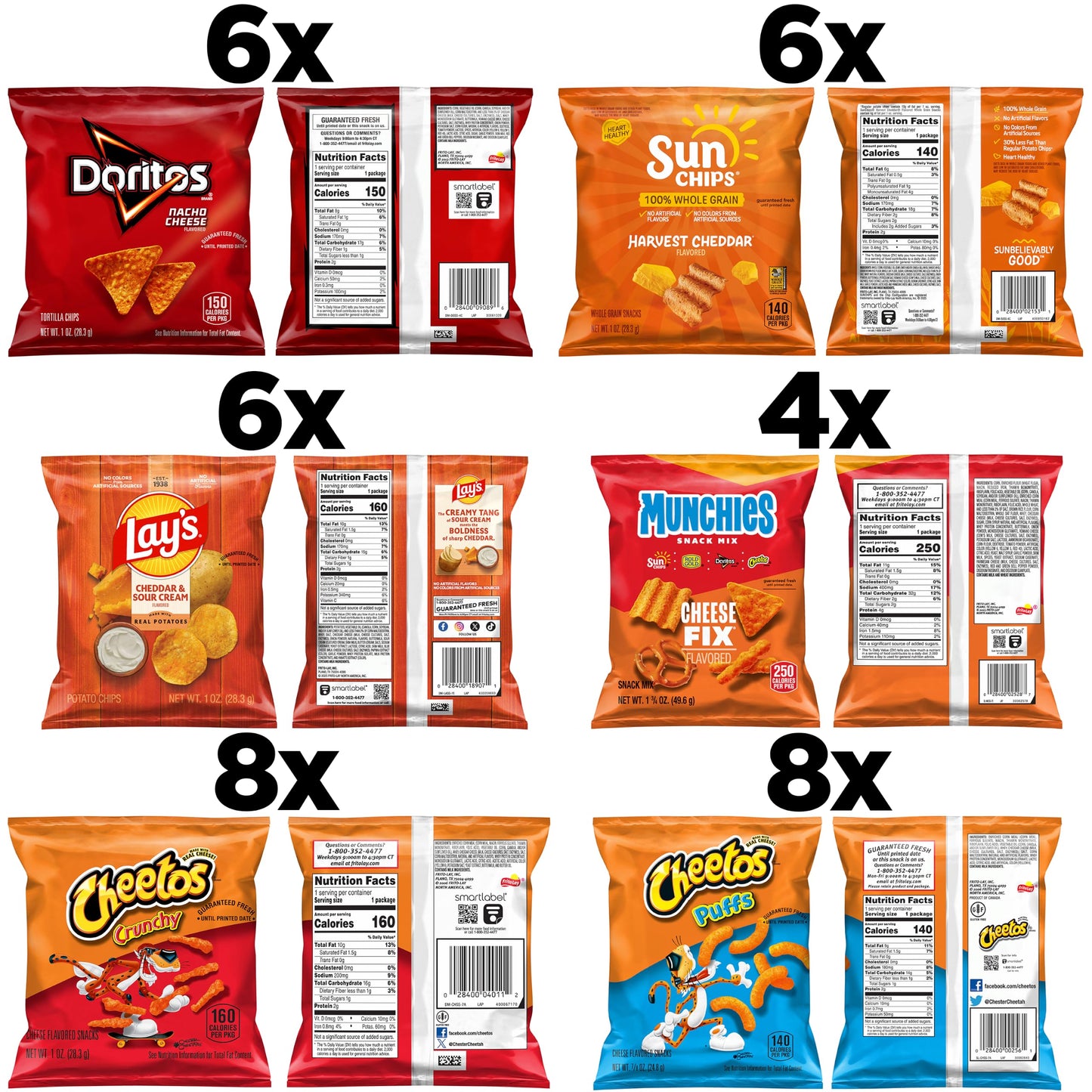 Frito-Lay Fun Times Mix Variety Pack, 40 Count