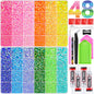 Rainbow Flatback Rhinestones for Crafting and 3PCS B7000 Glue (Set 1), 2 Boxes of 4500 PCS Resin Rhinestones Gems Charms for Bedazzling DIY Crafts Tumblers Shoes Fabric Clothing Nail Art