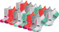 Saucony Women's RunDry Performance Heel Tab Athletic Socks, Available in S-L (8, 16, 24 Pairs)