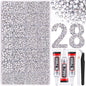 Rainbow Flatback Rhinestones for Crafting and 3PCS B7000 Glue (Set 1), 2 Boxes of 4500 PCS Resin Rhinestones Gems Charms for Bedazzling DIY Crafts Tumblers Shoes Fabric Clothing Nail Art