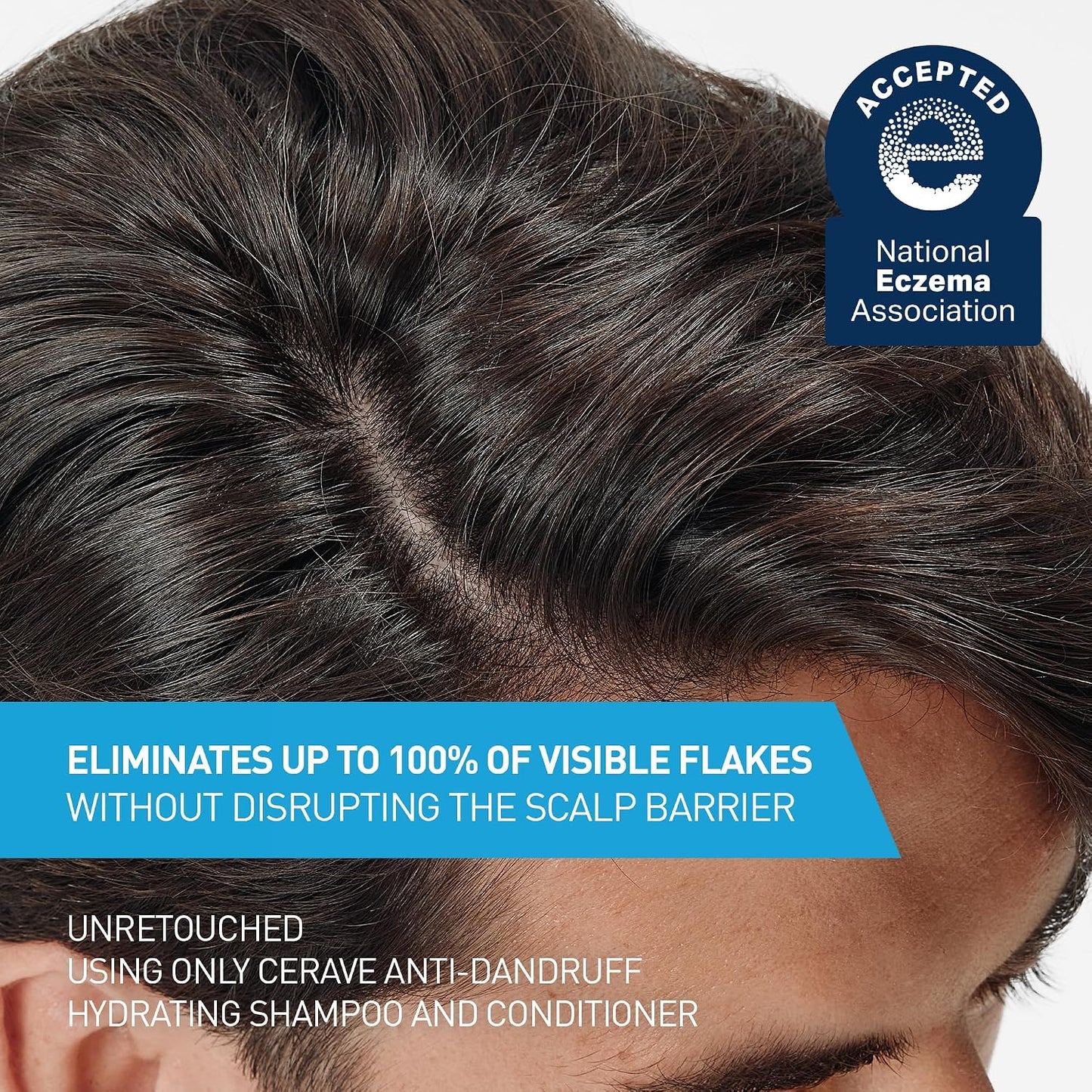 CeraVe Hydrating Anti Dandruff Shampoo, Itchy Scalp Treatment, 12oz