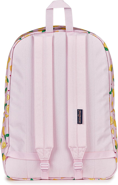 JanSport SuperBreak One Backpack - Durable, Lightweight Bookbag with 1 Main Compartment, Front Utility Pocket with Built-in Organizer - Premium Backpack, Bad Bows