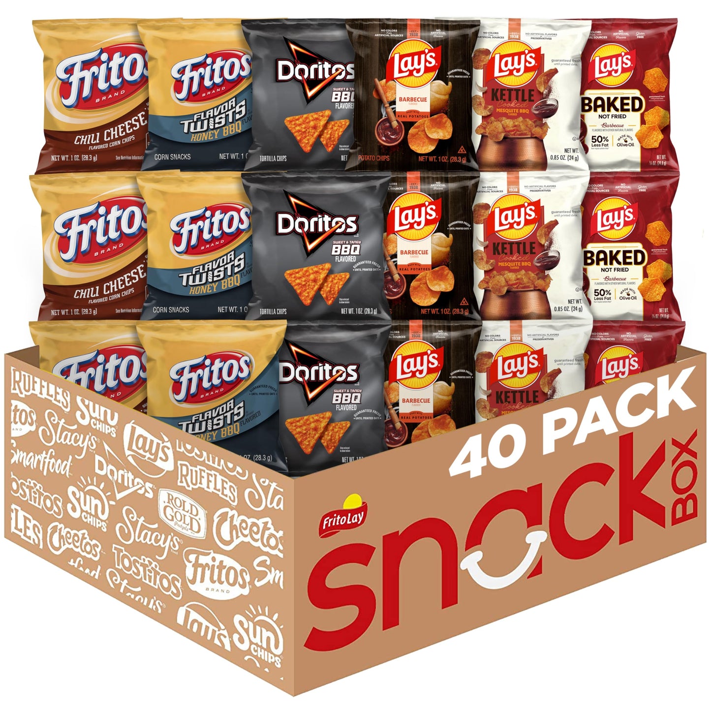Frito-Lay Fun Times Mix Variety Pack, 40 Count