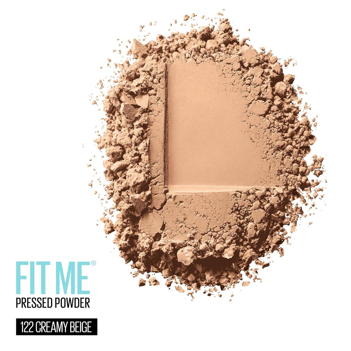 Maybelline Fit Me Matte + Poreless Pressed Face Powder Makeup & Setting Powder, Buff Beige, 1 Count