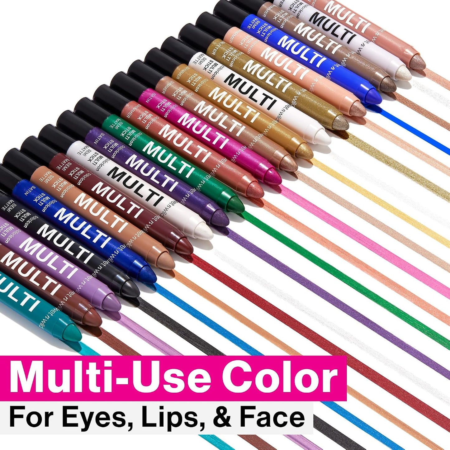 wet n wild Color Icon Cream Eyeliner Eyeshadow Multi-Stick, Moisturizing, Nourishing Velvety Cream-to-Powder Buildable & Blendable Formula, Cruelty-Free & Vegan - Brown Sugar