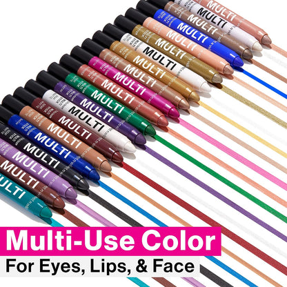 wet n wild Color Icon Cream Eyeliner Eyeshadow Multi-Stick, Moisturizing, Nourishing Velvety Cream-to-Powder Buildable & Blendable Formula, Cruelty-Free & Vegan - Brown Sugar