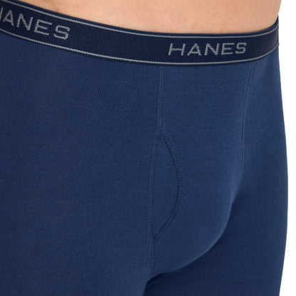 Hanes mens Underwear Boxer Briefs Pack, Cool & Breathable Cotton Moisture-wicking Underwear for Men, No Ride Up