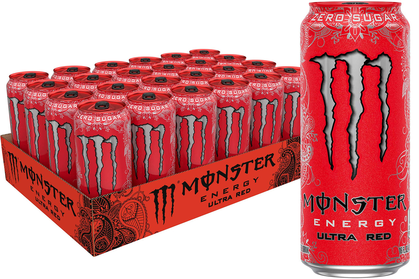 Monster Energy Zero Ultra, Sugar Free Energy Drink, 16 Ounce