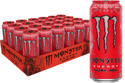 Monster Energy Zero Ultra, Sugar Free Energy Drink, 16 Ounce