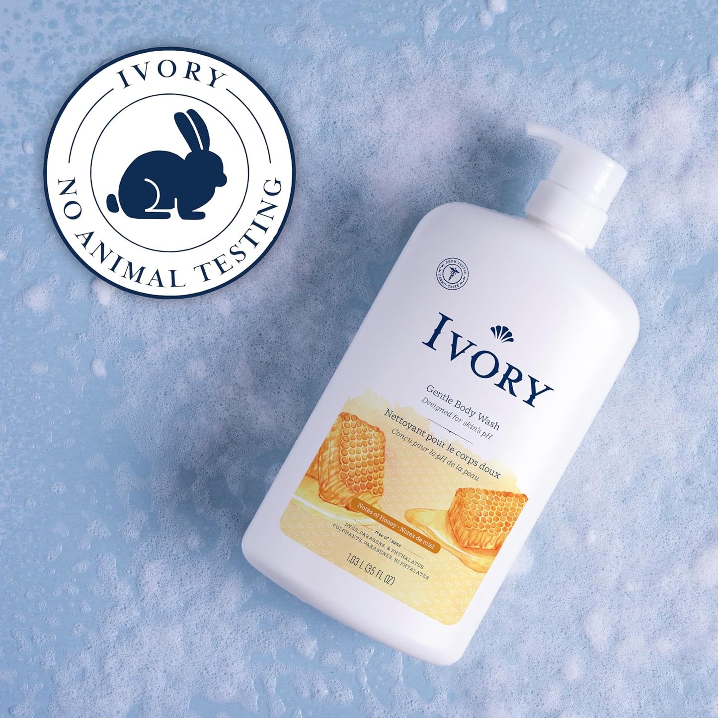 Ivory Body Wash Designed for the Whole Family, Jojoba Scent, 35 oz