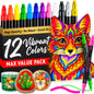 ARTISTRO Dual-Tip Acrylic Paint Marker Pens - Set of 36