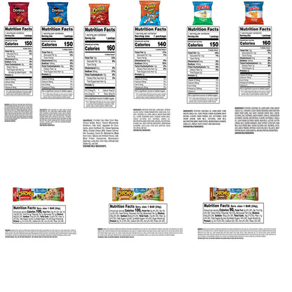 Frito-Lay Ultimate Snack Care Package, Favorites Mix, Variety Assortment of Chips, Cookies, Crackers & More, 40 Count