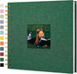 12"x12" Scrapbook Photo Album Linen Cover 40 Sheets 80 Pages White Paper