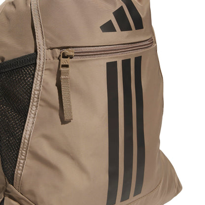 adidas Alliance Sackpack – Drawstring Backpack for Sports, Small Gym Bag, Preloved Teal Green/Black/3, OSFA