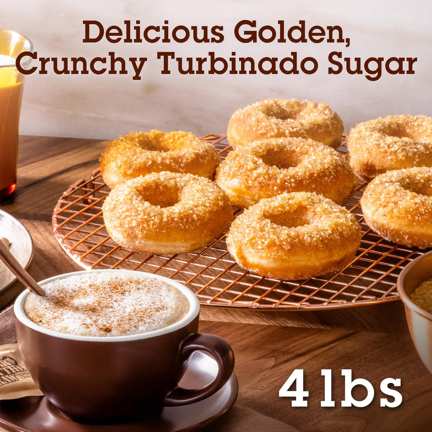 In The Raw Granulated Turbinado Cane Sugar, 2 lb Box, Pure, All-Natural Turbinado Sugar, Non-GMO Project Verified, Kosher, Vegan and Gluten Free (Pack of 12)