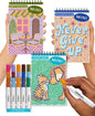 Lifelines FlowArt Mini Activity Pads, 3-Pack, Dot-by-Letter Coloring Books