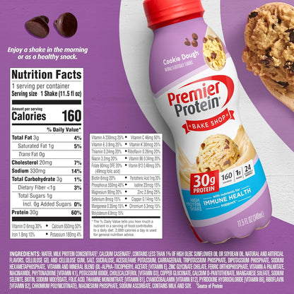 Premier Protein 30g High Protein Shake, Chocolate, 12 Pack