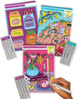Lifelines FlowArt Mini Activity Pads, 3-Pack, Dot-by-Letter Coloring Books